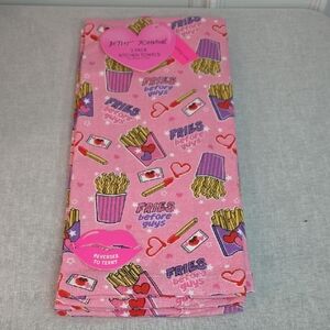 Betsey Johnson Fries Before Guys Kitchen Towels Set